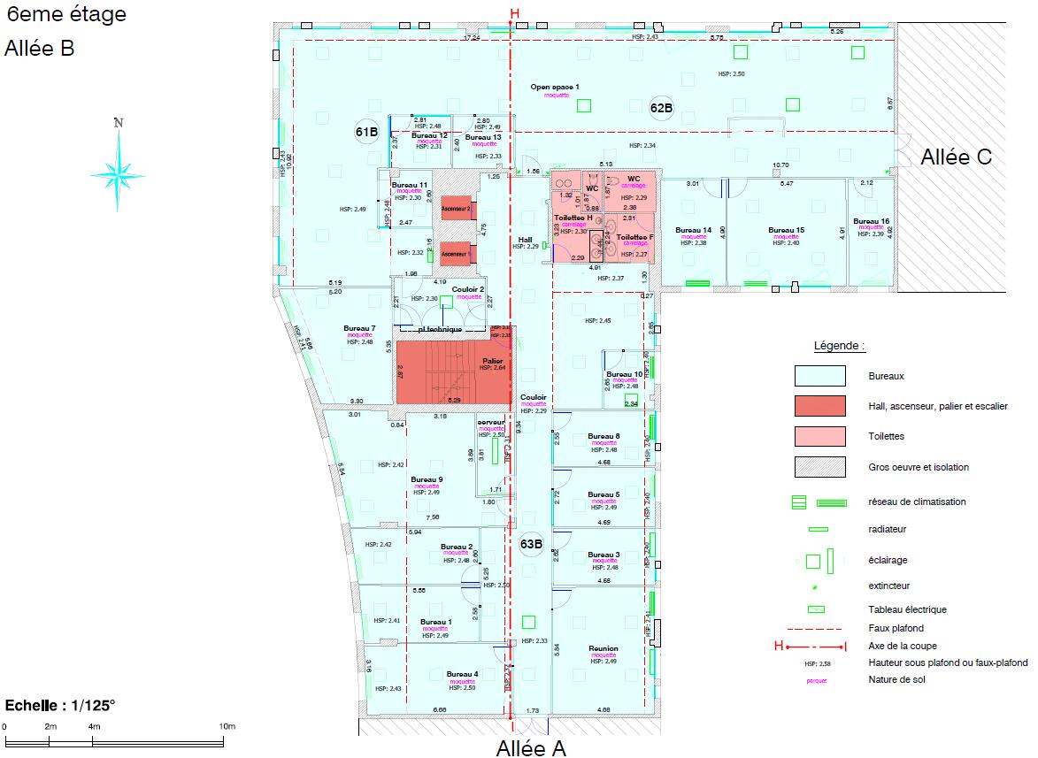 Bureau Lyon 560m² Location bureau Lyon Rhône OLBUR2311709 9